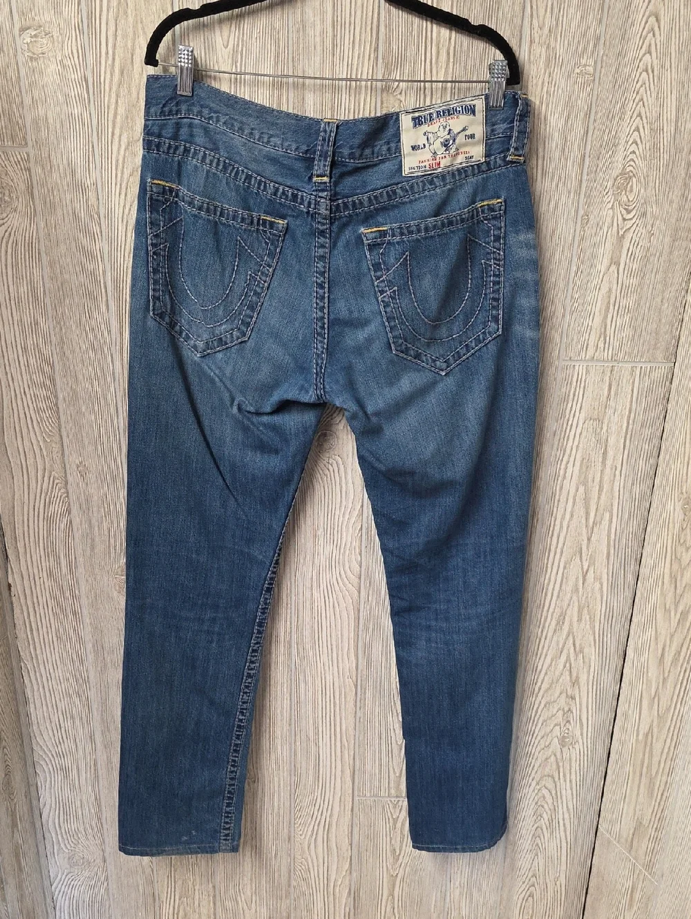 True Religion Slim Distressed Jeans Mens Size 32